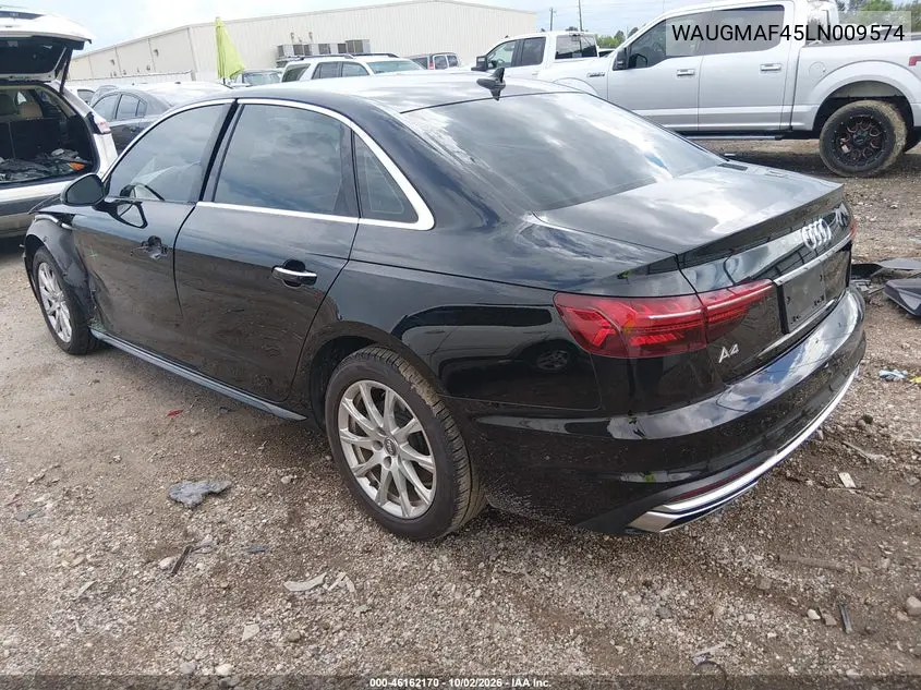2020 AUDI A4 VIN WAUGMAF45LN009574 — фото 3