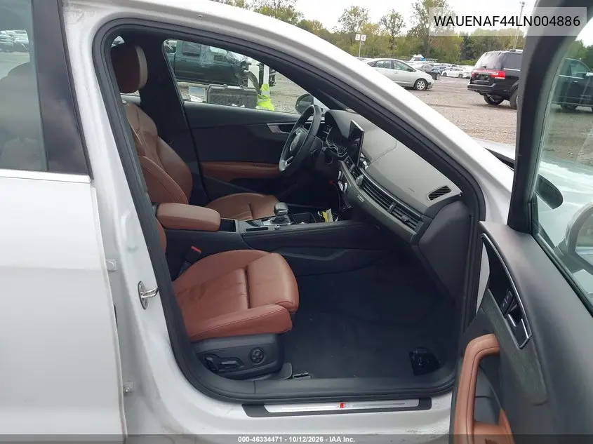 2020 AUDI A4 VIN WAUENAF44LN004886 — фото 5
