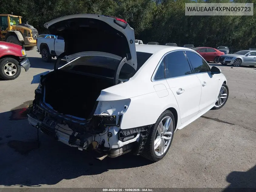 AUDI A4 2023, VIN WAUEAAF4XPN009723