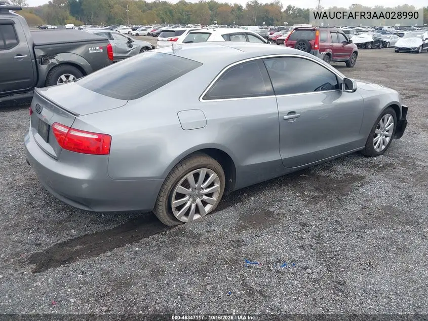 2010 AUDI A5 VIN WAUCFAFR3AA028990 — фото 4