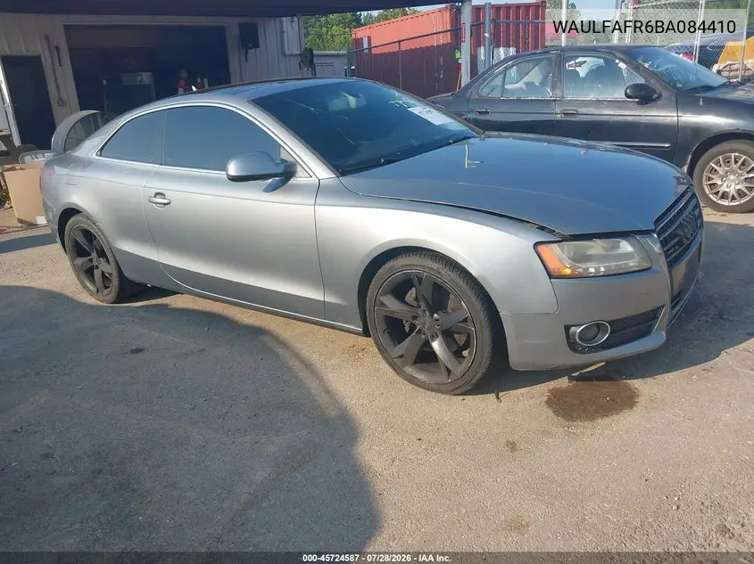 AUDI A5 2011, VIN WAULFAFR6BA084410