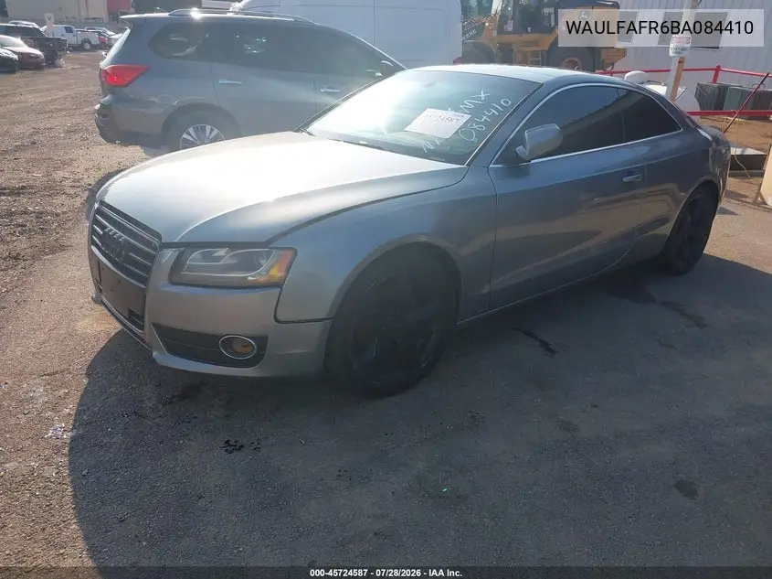 2011 AUDI A5 VIN WAULFAFR6BA084410 — фото 2