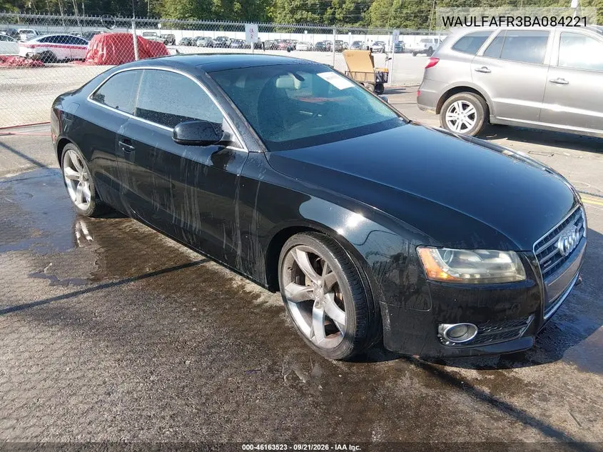 AUDI A5 2011, VIN WAULFAFR3BA084221