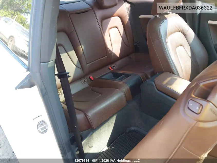 2013 AUDI A5 VIN WAULFBFRXDA036322 — фото 8