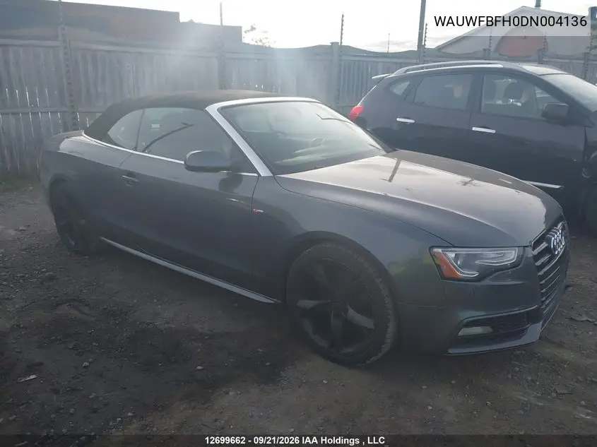 2013 AUDI A5 VIN WAUWFBFH0DN004136 — фото 13
