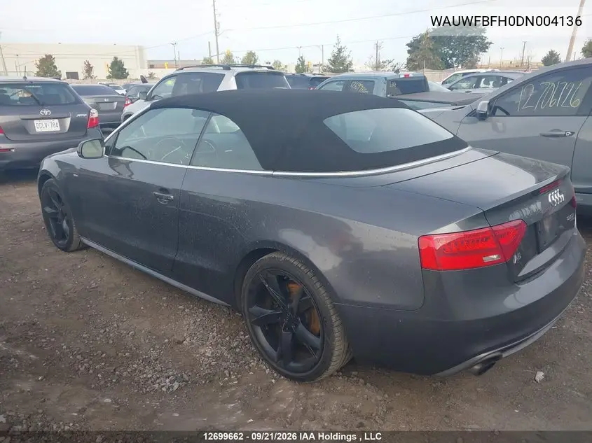 2013 AUDI A5 VIN WAUWFBFH0DN004136 — фото 14