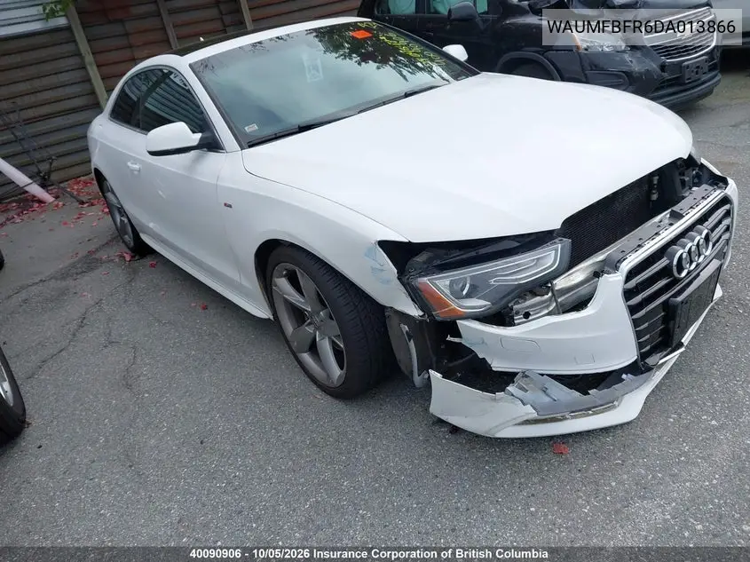 AUDI A5 2013, VIN WAUMFBFR6DA013866