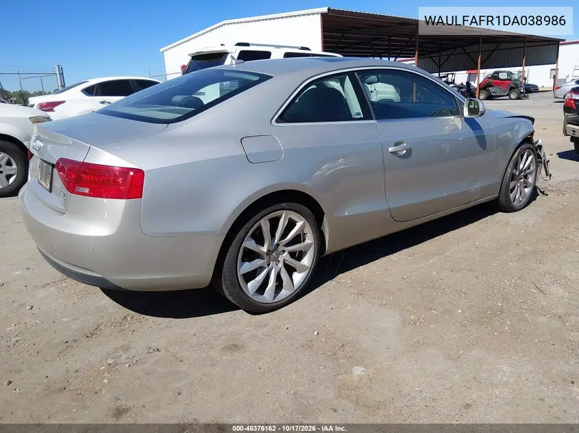 2013 AUDI A5 VIN WAULFAFR1DA038986 — фото 4