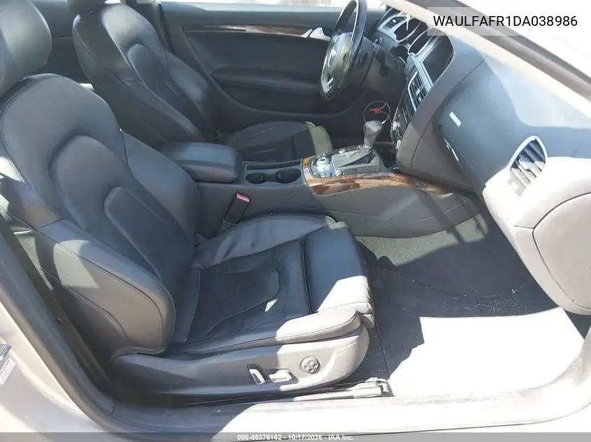 2013 AUDI A5 VIN WAULFAFR1DA038986 — фото 5