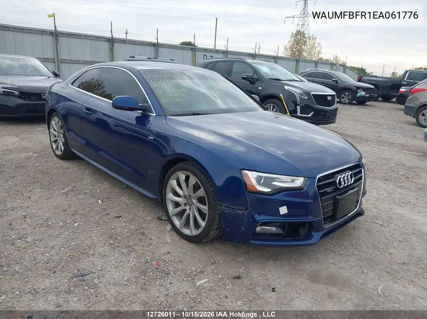 AUDI A5 2014, VIN WAUMFBFR1EA061776