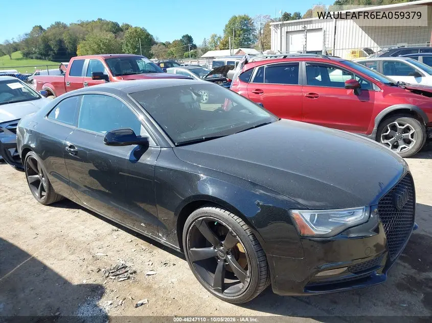 AUDI A5 2014, VIN WAULFAFR6EA059379