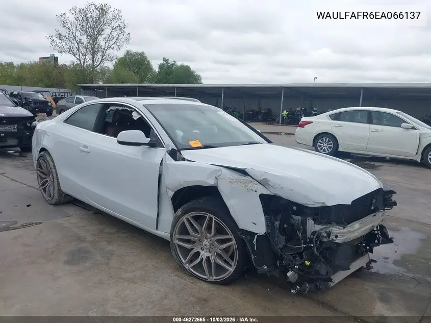 AUDI A5 2014, VIN WAULFAFR6EA066137