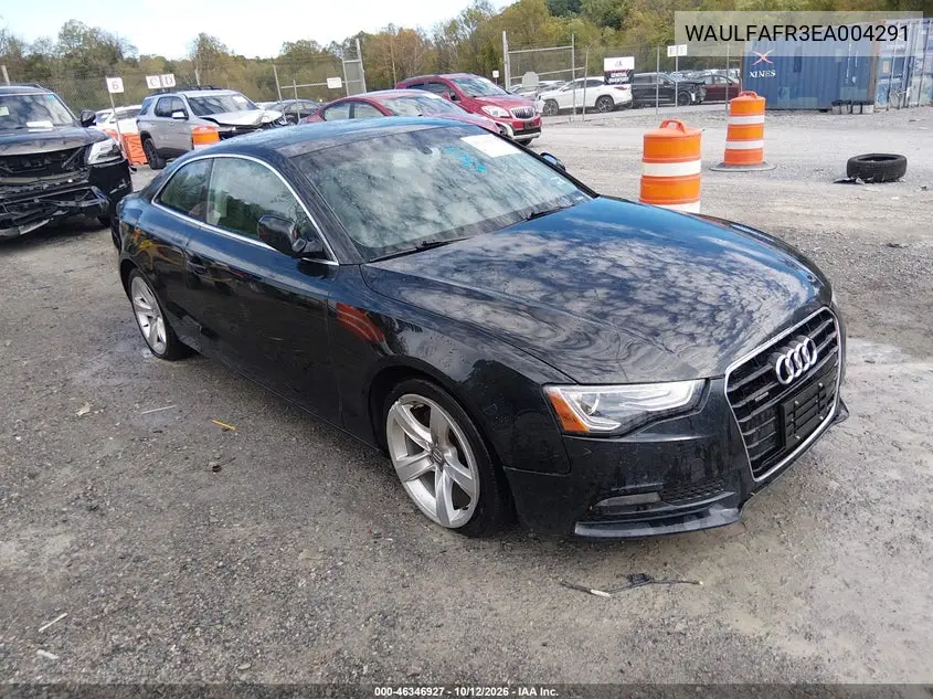 AUDI A5 2014, VIN WAULFAFR3EA004291