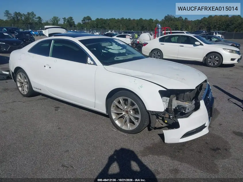 AUDI A5 2014, VIN WAUCFAFRXEA015014