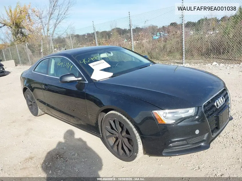 AUDI A5 2014, VIN WAULFAFR9EA001038