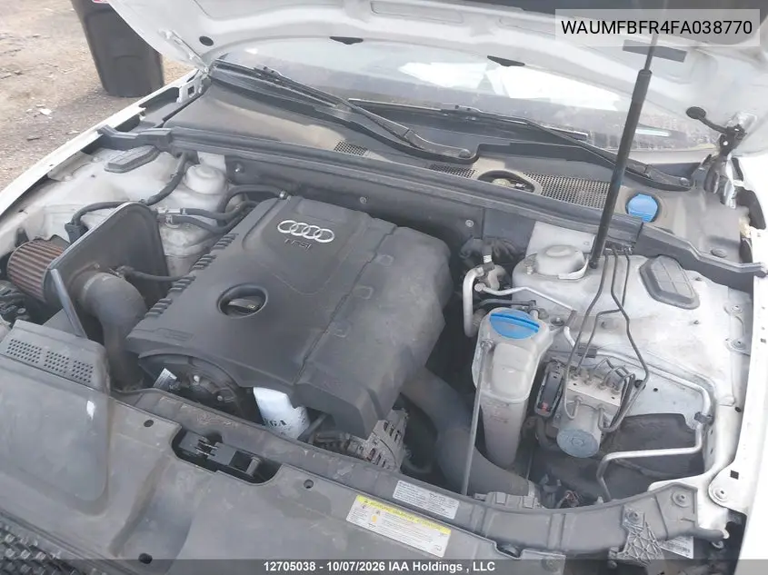 2015 AUDI A5 VIN WAUMFBFR4FA038770 — фото 10