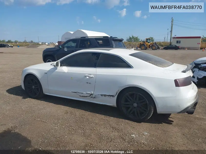 2015 AUDI A5 VIN WAUMFBFR4FA038770 — фото 14