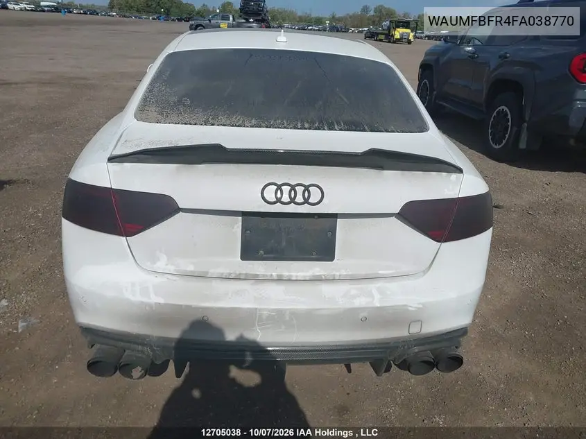 2015 AUDI A5 VIN WAUMFBFR4FA038770 — фото 16