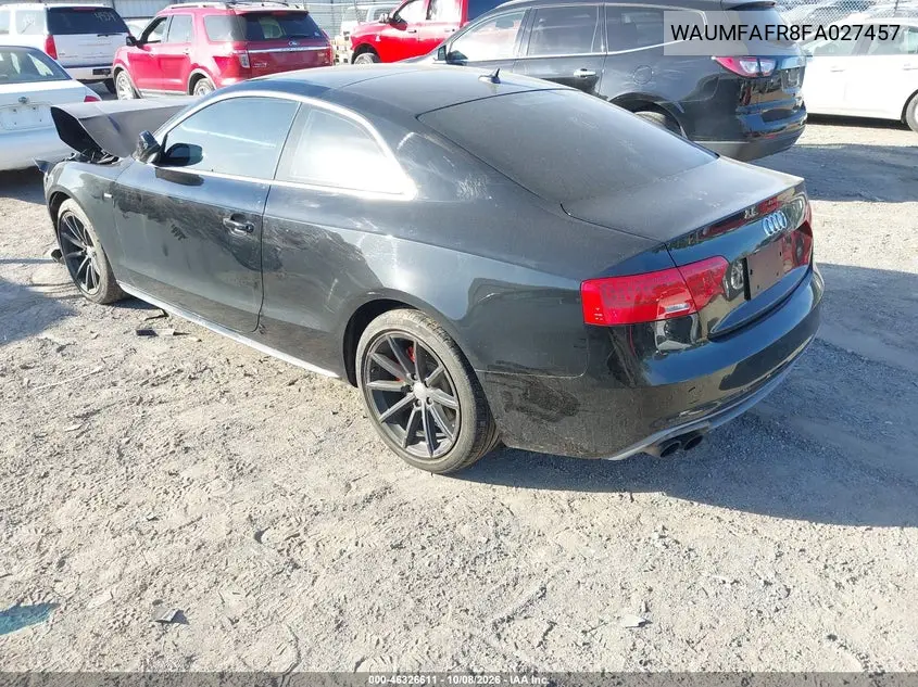2015 AUDI A5 VIN WAUMFAFR8FA027457 — фото 3