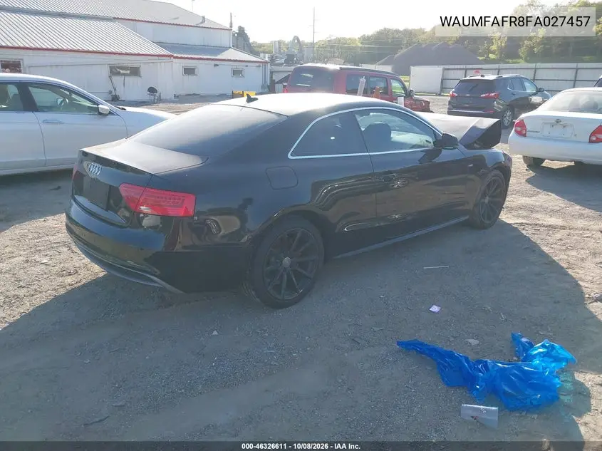 2015 AUDI A5 VIN WAUMFAFR8FA027457 — фото 4