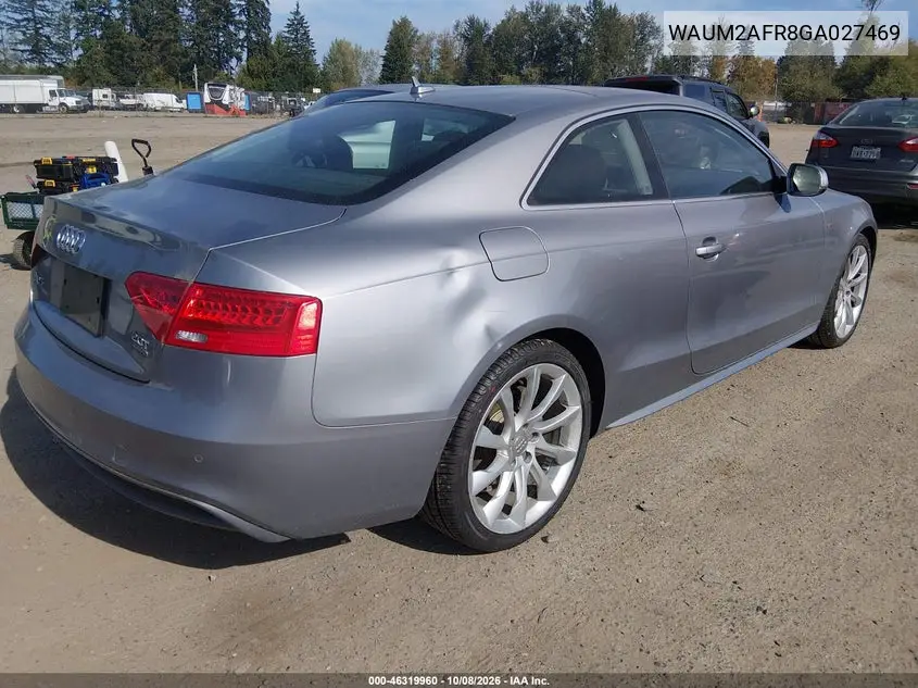 2016 AUDI A5 VIN WAUM2AFR8GA027469 — фото 4
