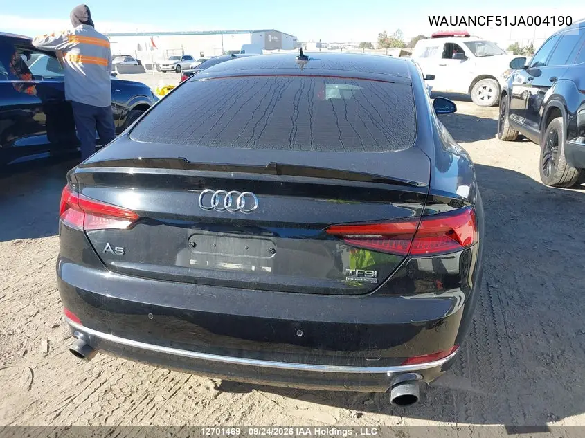2018 AUDI A5 VIN WAUANCF51JA004190 — фото 16