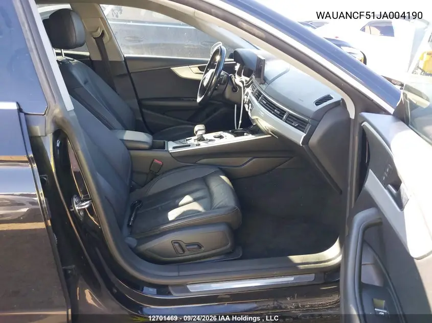 2018 AUDI A5 VIN WAUANCF51JA004190 — фото 5