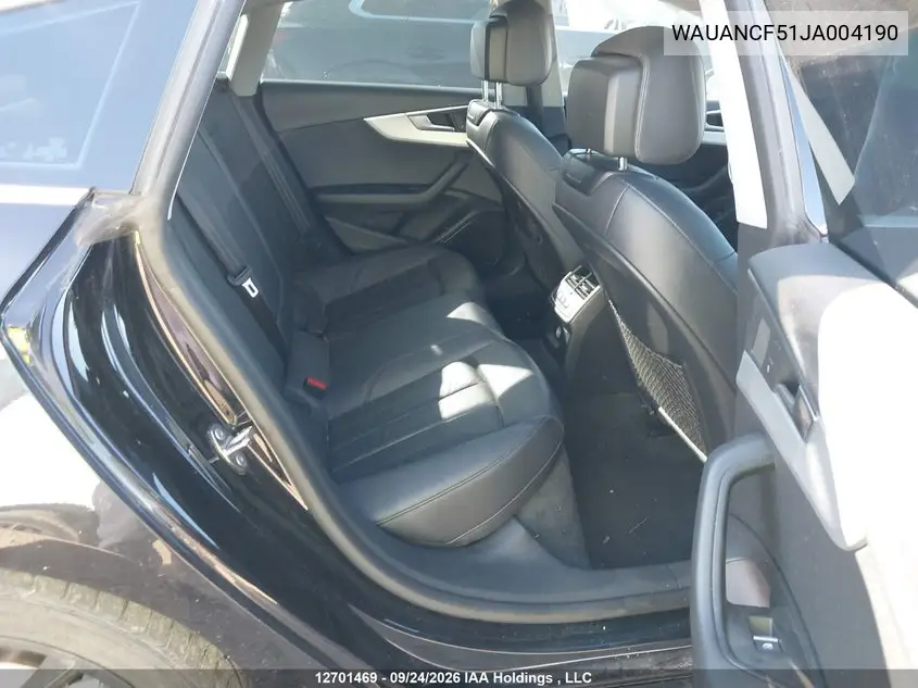 2018 AUDI A5 VIN WAUANCF51JA004190 — фото 8