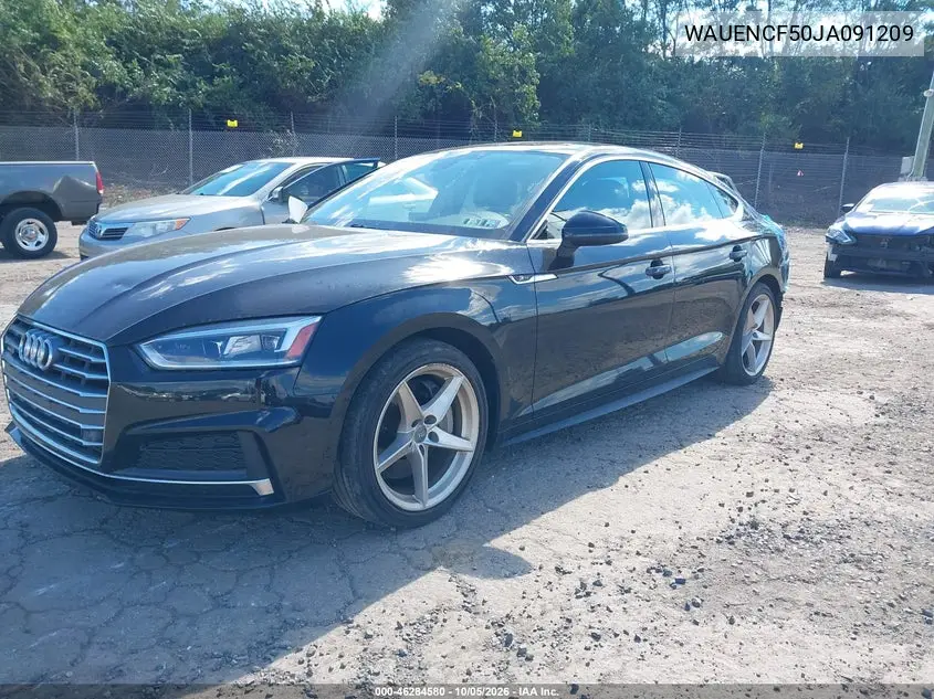 2018 AUDI A5 VIN WAUENCF50JA091209 — фото 2