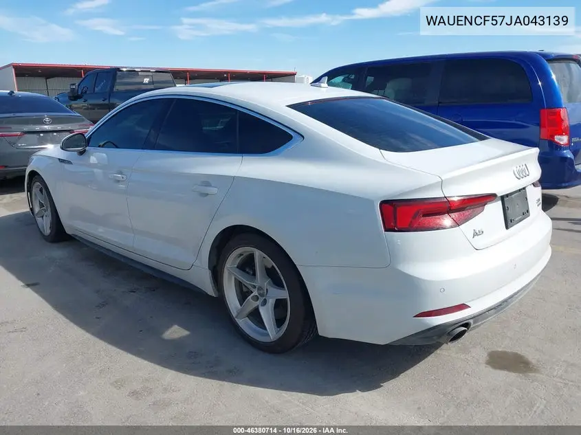 2018 AUDI A5 VIN WAUENCF57JA043139 — фото 3