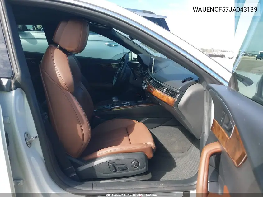 2018 AUDI A5 VIN WAUENCF57JA043139 — фото 5
