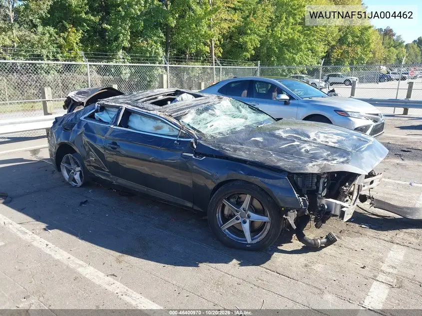 AUDI A5 2018, VIN WAUTNAF51JA004462