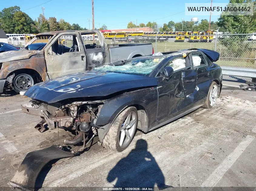 2018 AUDI A5 VIN WAUTNAF51JA004462 — фото 2
