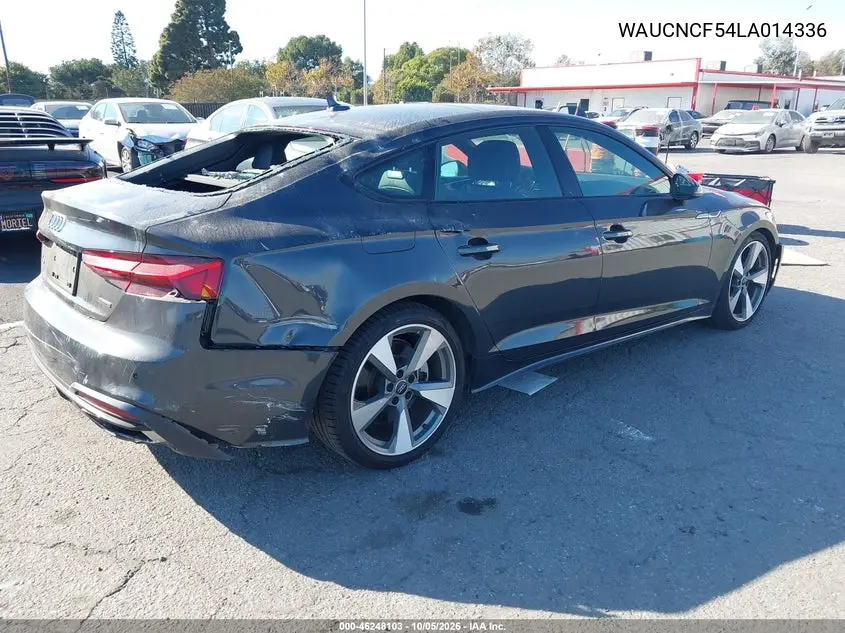 2020 AUDI A5 VIN WAUCNCF54LA014336 — фото 4