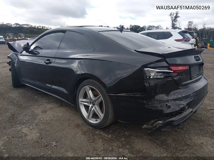 2021 AUDI A5 VIN WAUSAAF51MA050269 — фото 3