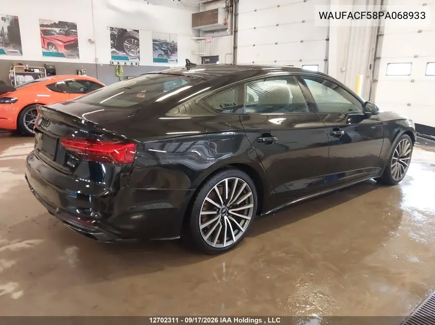2023 AUDI A5 VIN WAUFACF58PA068933 — фото 4