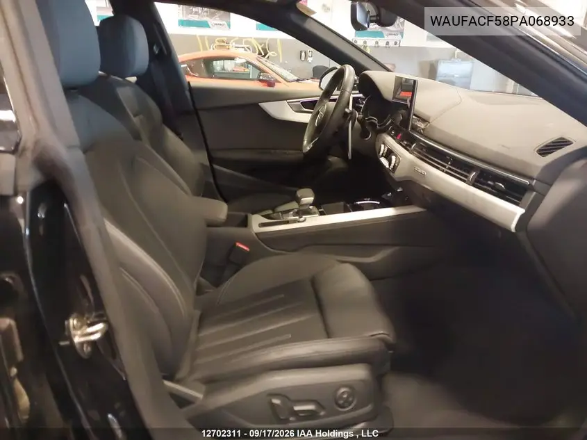 2023 AUDI A5 VIN WAUFACF58PA068933 — фото 5