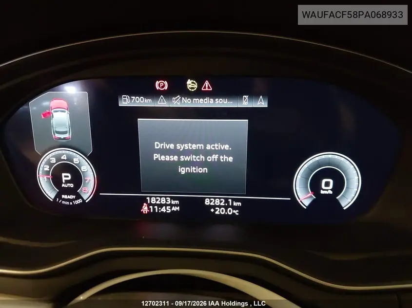 2023 AUDI A5 VIN WAUFACF58PA068933 — фото 7