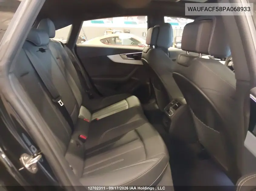 2023 AUDI A5 VIN WAUFACF58PA068933 — фото 8