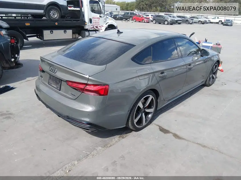 2023 AUDI A5 VIN WAUEACF5XPA008079 — фото 4