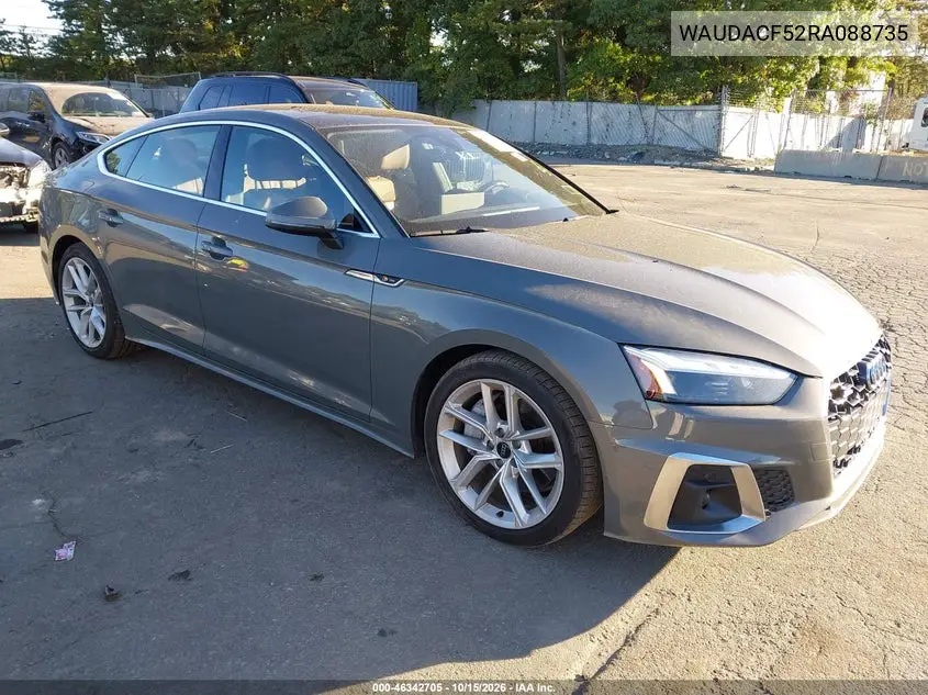 AUDI A5 2024, VIN WAUDACF52RA088735