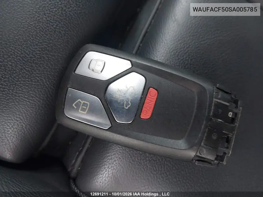 2025 AUDI A5 VIN WAUFACF50SA005785 — фото 11