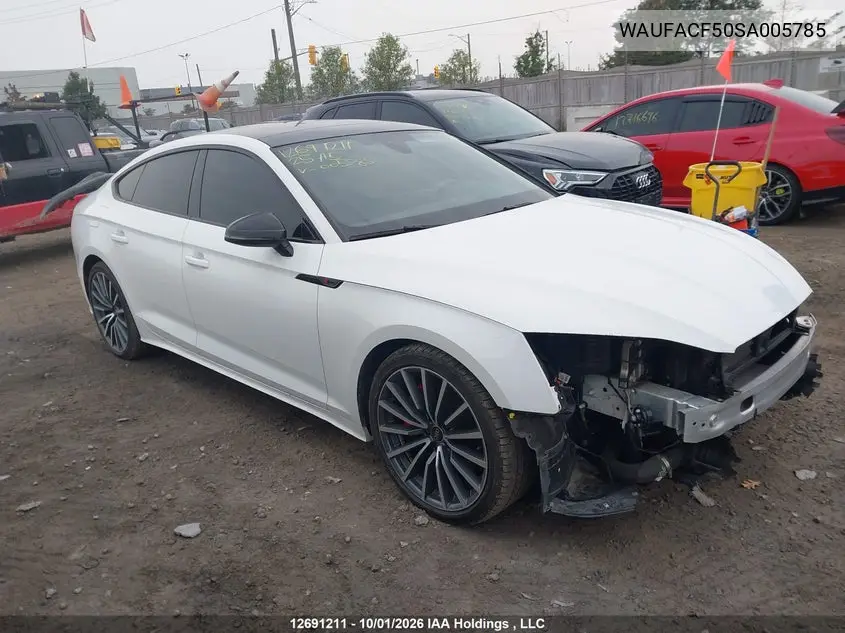 2025 AUDI A5 VIN WAUFACF50SA005785 — фото 13