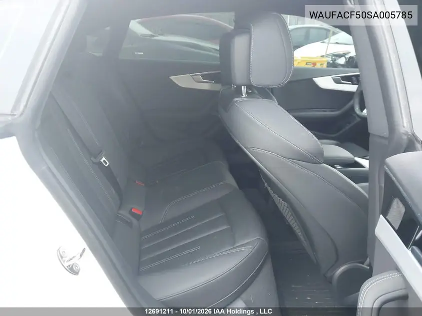 2025 AUDI A5 VIN WAUFACF50SA005785 — фото 8
