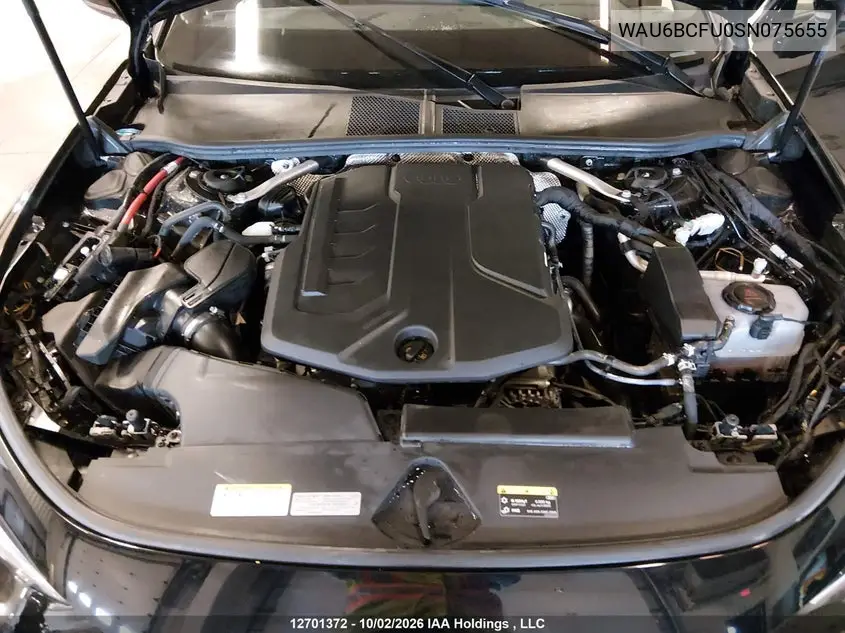 2025 AUDI A5 VIN WAU6BCFU0SN075655 — фото 10