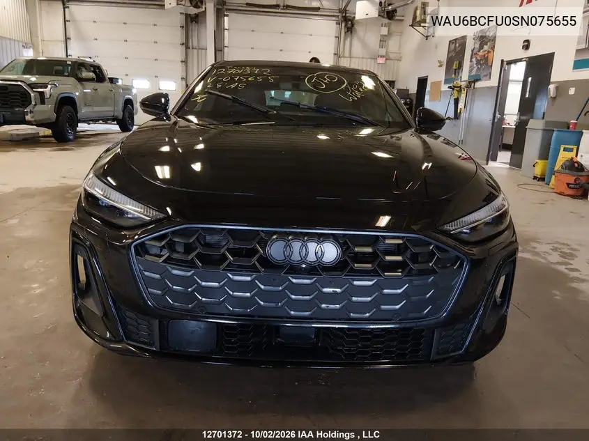 2025 AUDI A5 VIN WAU6BCFU0SN075655 — фото 12