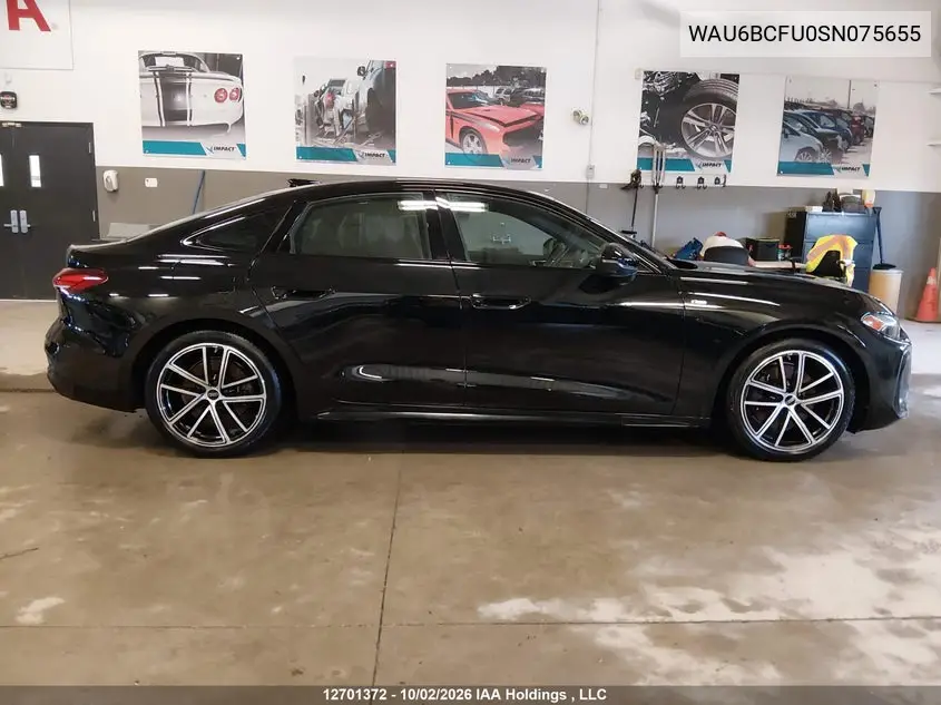 2025 AUDI A5 VIN WAU6BCFU0SN075655 — фото 13