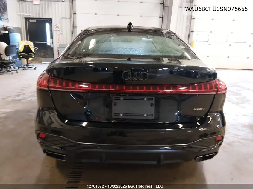 2025 AUDI A5 VIN WAU6BCFU0SN075655 — фото 16