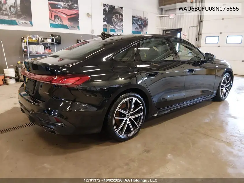 2025 AUDI A5 VIN WAU6BCFU0SN075655 — фото 4