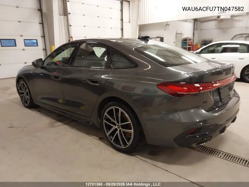 2026 AUDI A5 VIN WAU6ACFU7TN047582 — фото 3